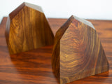 Rosewood Obelisk Bookends