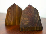 Rosewood Obelisk Bookends