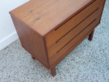 Kai Kristiansen 3-Drawer Teak Dresser for HJN Møbler