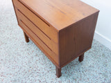 Kai Kristiansen 3-Drawer Teak Dresser for HJN Møbler