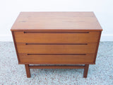 Kai Kristiansen 3-Drawer Teak Dresser for HJN Møbler