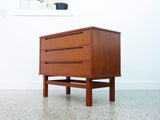 Kai Kristiansen 3-Drawer Teak Dresser for HJN Møbler