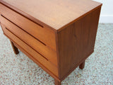 Kai Kristiansen 3-Drawer Teak Dresser for HJN Møbler