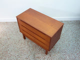 Kai Kristiansen 3-Drawer Teak Dresser for HJN Møbler