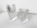 Kosta Boda "Skyline" Candleholders by Anna Ehrner - Pair