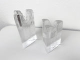 Kosta Boda "Skyline" Candleholders by Anna Ehrner - Pair