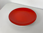 Enameled Red Metal Bowl by Leif Wessmann for Knoll International