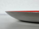 Enameled Red Metal Bowl by Leif Wessmann for Knoll International