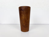 Vintage Hand-Turned Solid Teak Wood Cup