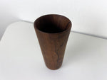 Vintage Hand-Turned Solid Teak Wood Cup