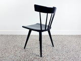 Paul McCobb 'Planner Group' Spindle Back Chair - Black Lacquer