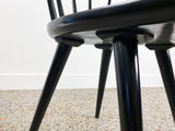 Paul McCobb 'Planner Group' Spindle Back Chair - Black Lacquer