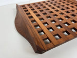 Teak Lattice Serving Tray by Jens Quistgaard for Dansk