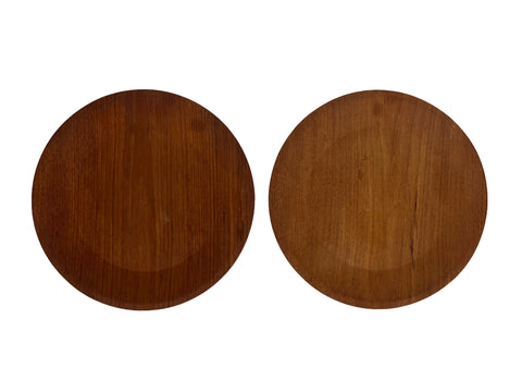 Danish Teak Plates by Hafnia - a Pair