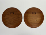 Danish Teak Plates by Hafnia - a Pair