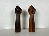 Brazilian Jacaranda Rosewood Hand Sculptures by Jac Arte