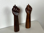 Brazilian Jacaranda Rosewood Hand Sculptures by Jac Arte