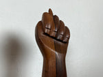 Brazilian Jacaranda Rosewood Hand Sculptures by Jac Arte