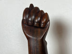 Brazilian Jacaranda Rosewood Hand Sculptures by Jac Arte