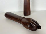 Brazilian Jacaranda Rosewood Hand Sculptures by Jac Arte