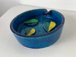 Aldo Londi Rimini Blue Ashtray for Bitossi