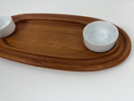 Teak Serving Platter with Bowls by Jens Quistgaard for Dansk