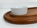 Teak Serving Platter with Bowls by Jens Quistgaard for Dansk