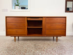 Danish Teak 6 Drawer Dresser by Art Furn