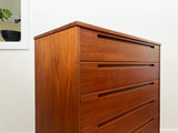 Nils Jonsson Danish Teak Highboy Dresser for HJN Møbler