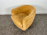 Milo Baughman Swivel and Tilt Club Chair for Thayer Coggin