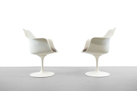 Pair of Knoll Associates Tulip Chairs by Eero Saarinen - Mid Century Modern