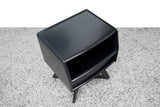 Matte Black Sculptura Side Table or Nightstand by Heywood Wakefield