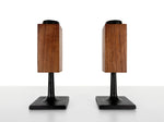 Teak and Cast Iron Candleholders by Random Industries - a Pair