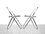 Giancarlo Piretti "Plia" Folding Chairs for Castelli - Set of Two