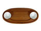 Teak Serving Platter with Bowls by Jens Quistgaard for Dansk