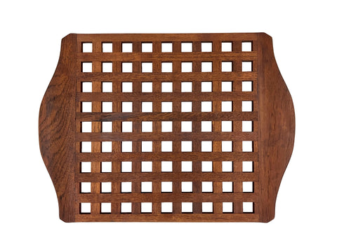 Teak Lattice Serving Tray by Jens Quistgaard for Dansk