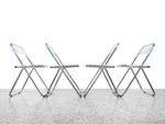 Giancarlo Piretti "Plia" Folding Chairs for Castelli - Set of Four