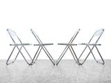 Giancarlo Piretti "Plia" Folding Chairs for Castelli - Set of Four