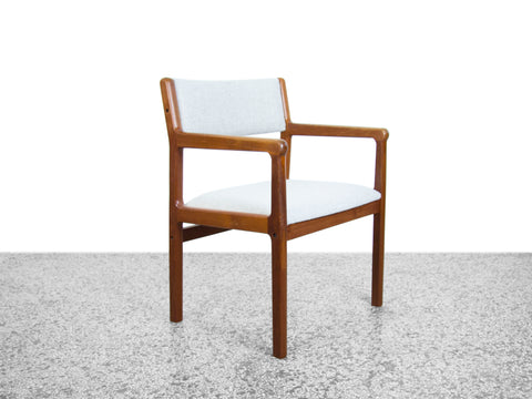 Teak Armchair in Kvadrat Wool by Jørgen Henrik Møller for J.L. Møller