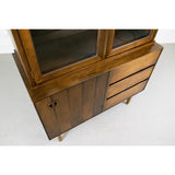 Walnut and Rosewood Hutch by H. Paul Browning for Stanley