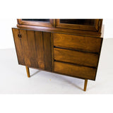 Walnut and Rosewood Hutch by H. Paul Browning for Stanley