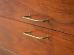 Jens Risom Mid-Size Credenza - Walnut and Brass