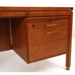 Jens Risom Walnut  Executive Desk