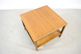 Paul McCobb Walnut and Brass Side Table For Calvin - Irwin Collection