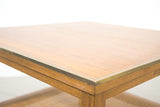 Paul McCobb Walnut and Brass Side Table For Calvin - Irwin Collection