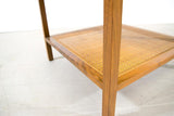 Paul McCobb Walnut and Brass Side Table For Calvin - Irwin Collection