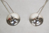 Chrome Mushroom Floor Lamps by Laurel Lamp Co