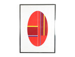 Ilya Bolotowsky "Scarlet Elipse" Limited Edition Screenprint