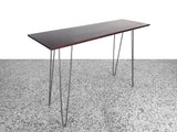 Ipé Console Table on Hairpin Legs by Jeffery Stuart