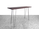 Ipé Console Table on Hairpin Legs by Jeffery Stuart